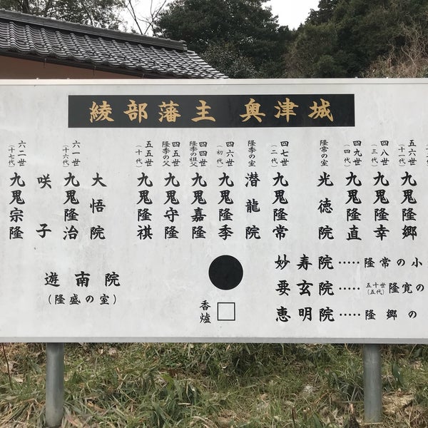 Photos At 綾部藩主 九鬼家奥津城 Historic Site