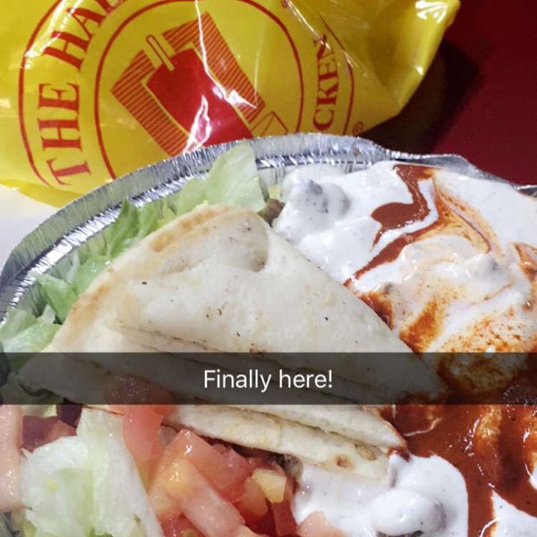 Photo taken at The Halal Guys by DJ Zee on 3/31/2016