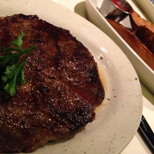 Photo taken at Hondo&#39;s Prime Steakhouse by Wandering F. on 10/31/2012