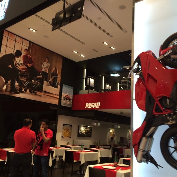 Photo taken at Ducati Caffe by Akitaro S. on 3/11/2014