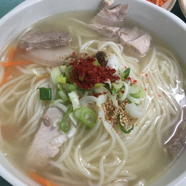 장수물 고기국수