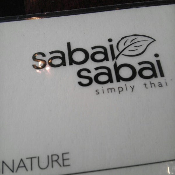 รูปภาพถ่ายที่ Sabai Sabai Simply Thai โดย Gerardo M. เมื่อ 5/6/2013