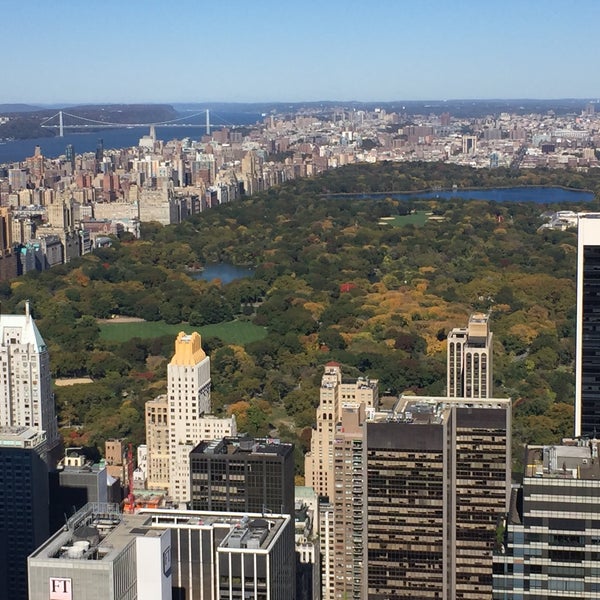 Photo taken at Top of the Rock Observation Deck by Sascha B. on 10/23/2015