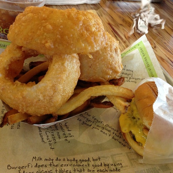 Photo taken at BurgerFi by PF D. on 9/12/2013