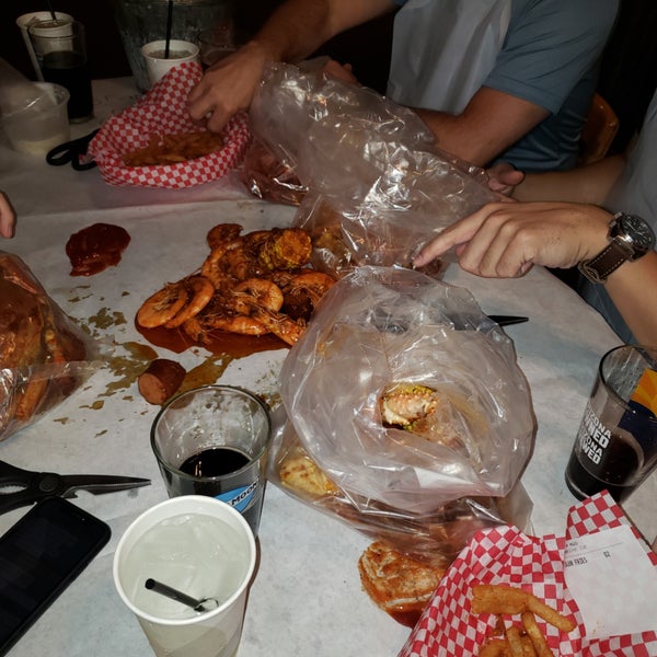 Photo taken at Angry Crab Shack by David S. on 10/10/2018