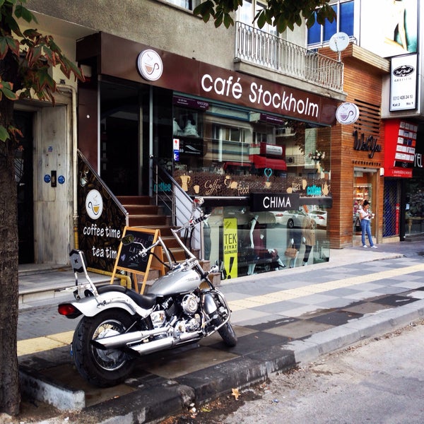 Photo taken at Cafe Stockholm by çağlar d. on 9/24/2015