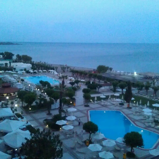 Photo taken at Louis Colossos Beach Hotel Faliraki by Настя Н. on 5/11/2013