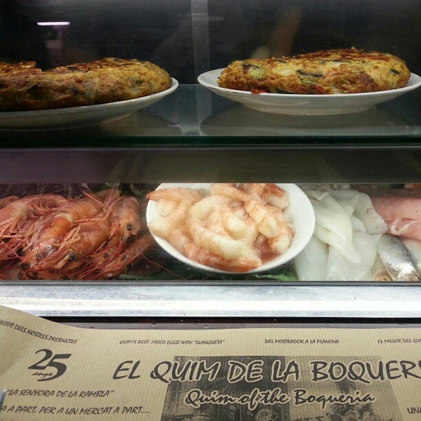 Photos at El Quim de la Boqueria Tapas Restaurant in Barcelona