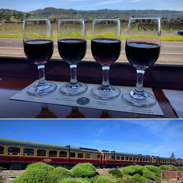 Photo taken at Napa Valley Wine Train by Stephen C. on 3/16/2016