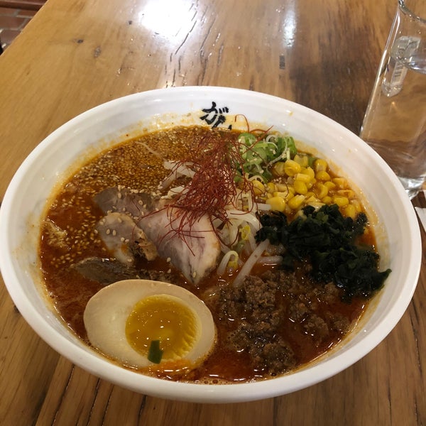 The gankara ramen was perfectly spicy and delicious ($14). The restaurant is located in the arcade and has indoor seating during covid. I kept my mask on until the food was served
