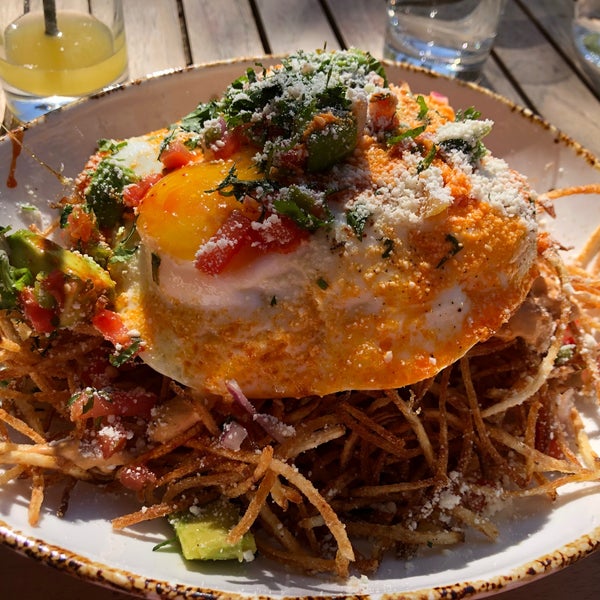 Surprisingly they do brunch but the entree options are limited to 3. Got the broken eggs, but the shoestring fries made me tired of eating. The Mexican red eye is great.
