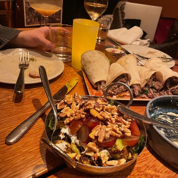 Went for a company dinner and they had amazing dishes! Don’t know where to even begin! The ancient Lebanese wines were delicious & sommelier (with bowl haircut) was so knowledgeable! Get duck shawarma