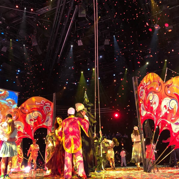 Photo taken at The Beatles LOVE (Cirque du Soleil) by Al C. on 10/31/2019