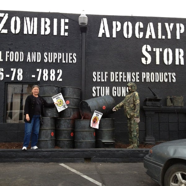 Photo taken at Zombie Apocalypse Store by Peggy B. on 4/8/2013