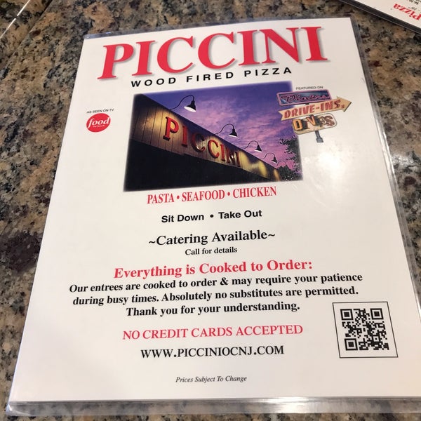 Photos at Piccini Wood Fired Brick Oven Italian Restaurant in Ocean City