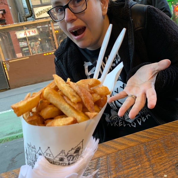 Photo taken at Pommes Frites by Marty N. on 5/1/2021