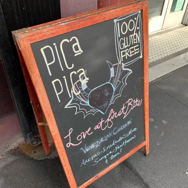 Photo taken at Pica Pica Arepa Kitchen by Marty N. on 3/3/2019