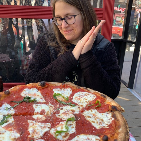 Photo taken at Lombardi&#39;s Coal Oven Pizza by Marty N. on 3/20/2021