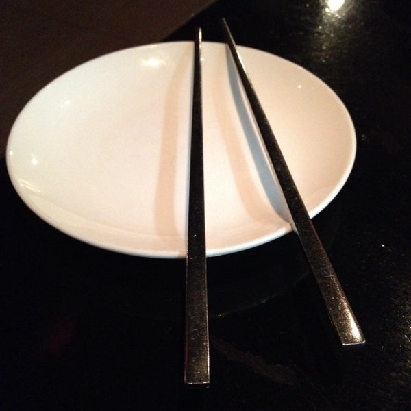 Love the silver chopsticks.