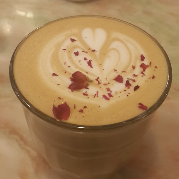 Rose latte FTW!