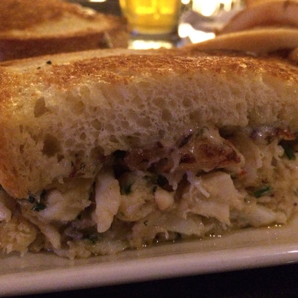 Grilled cheese with…crab!? The Chesapeake is actually a pretty tasty meal!