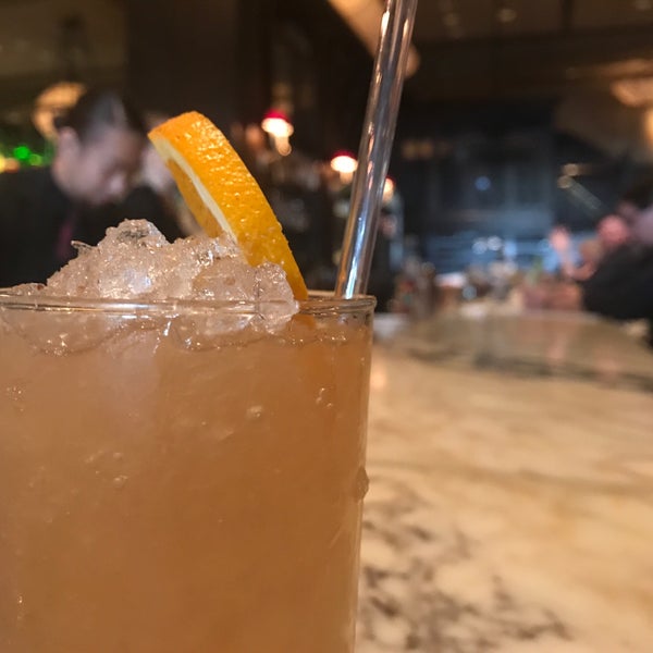 You can always find new and original cocktails here — currently enjoying the Mount Scenery!