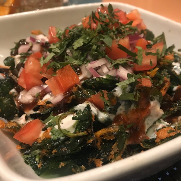 The crispy spinach appetizer is incredible — a unique taste and texture!