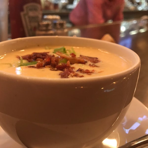 The Beer & Cheese soup is the quintessential Wisconsin starter — and it's absolutely delicious!