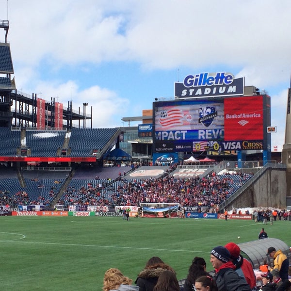 Photo taken at Gillette Stadium by Eric A. on 3/21/2015