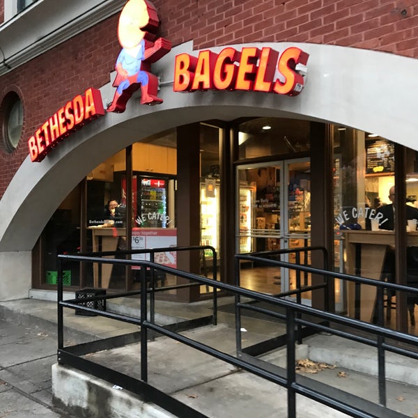 Photo taken at Bethesda Bagels by Eric A. on 1/17/2017