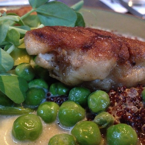 Try the peas & leeks! With sweetbreads, quinoa, and mascarpone you can't go wrong…