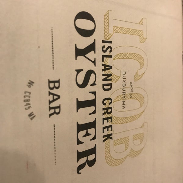 10/23/2019にEric A.がIsland Creek Oyster Barで撮った写真