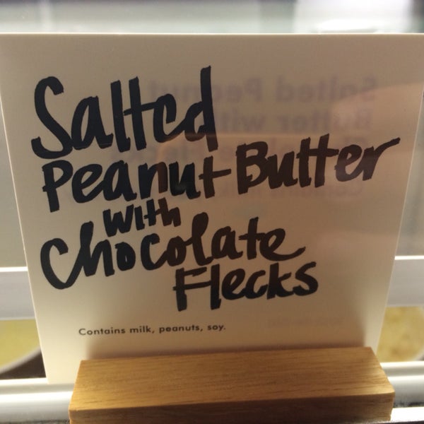 Wow — the Salted Peanut Butter with Chocolate Flecks is incredible!