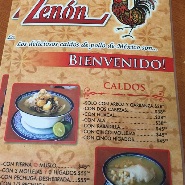 Caldos Zenón Restaurante mexicano en Distrito Federal