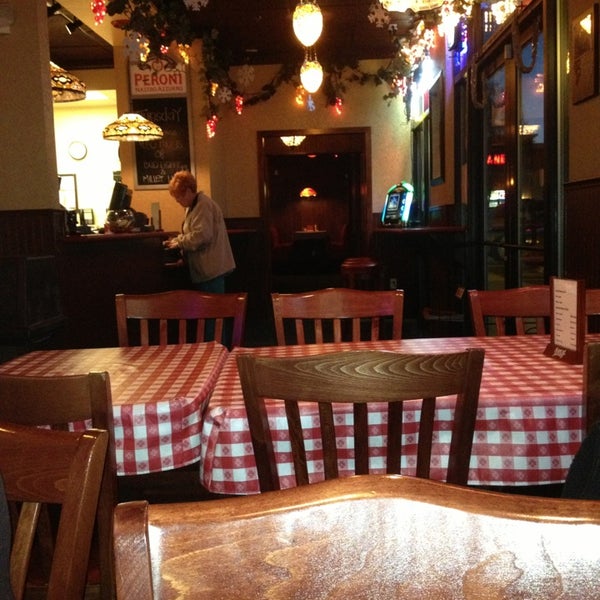Photo taken at Rosati&#39;s Pizza by Lora S. on 1/30/2013