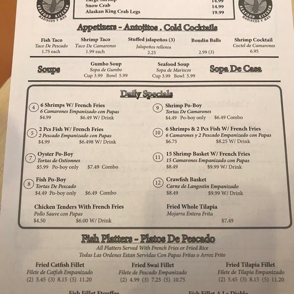 Capitan Seafood Kitchen - 2 tips