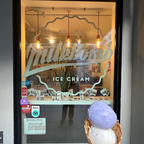 Photo taken at Milkbomb Ice Cream by Miranda L. on 3/25/2023