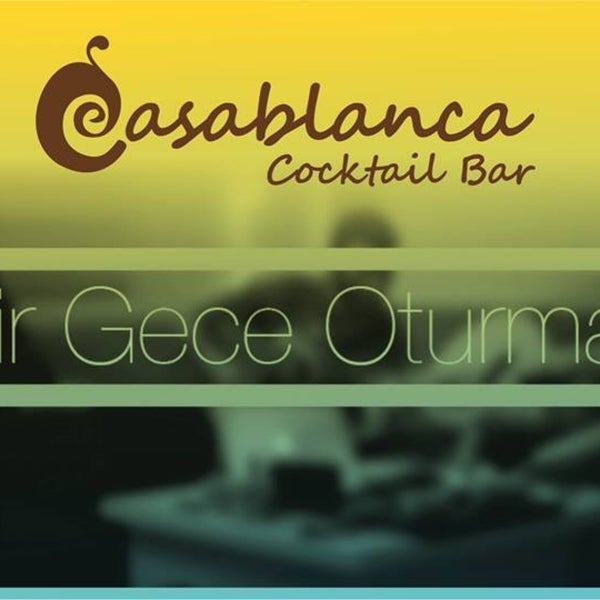 Foto scattata a Casablanca Cocktail Bar da Özgür A. il 7/20/2016
