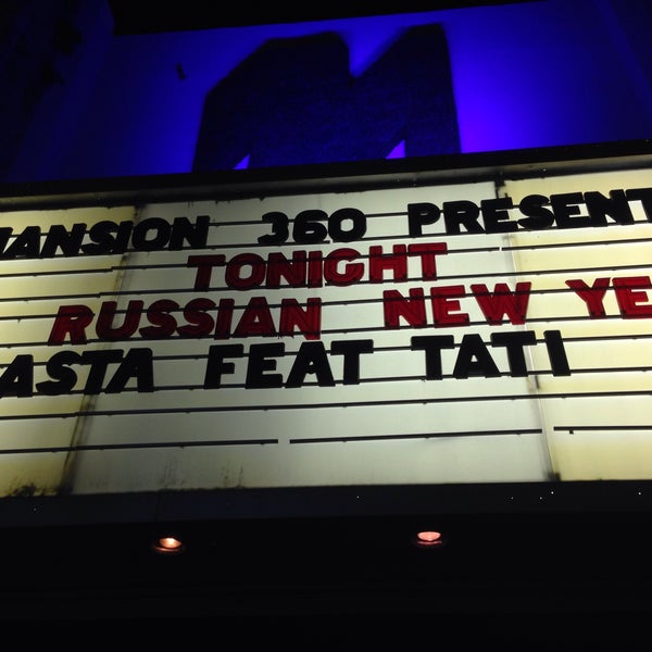 Снимок сделан в Mansion Nightclub пользователем Сергей B. 1/14/2015