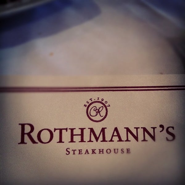 Photo taken at Rothmann&#39;s Steakhouse by Jerry B. on 9/24/2012
