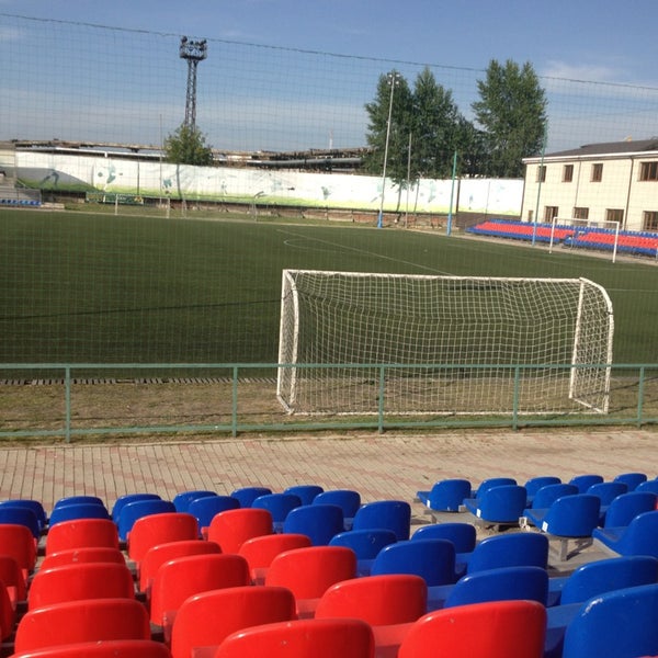 Photo taken at Стадион «Планета» by Yanni G. on 7/15/2014