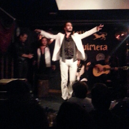 Photo taken at La Quimera Tablao Flamenco y Sala Rociera by Volodymyr S. on 10/18/2014