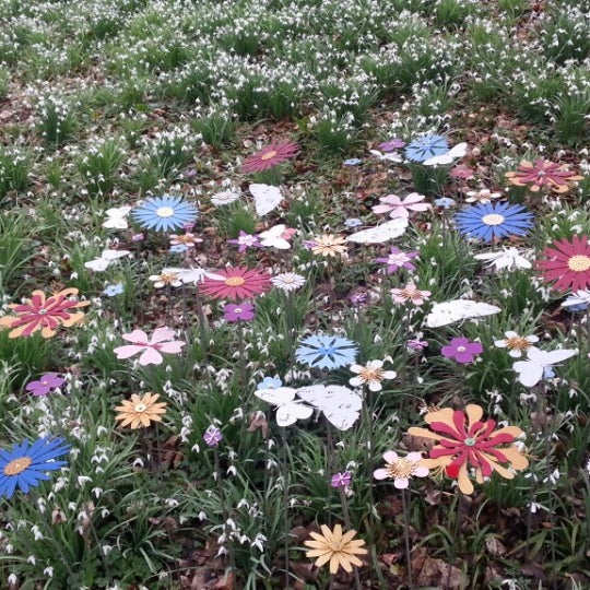 Photo prise au Painswick Rococo Garden par Volodymyr S. le3/10/2013