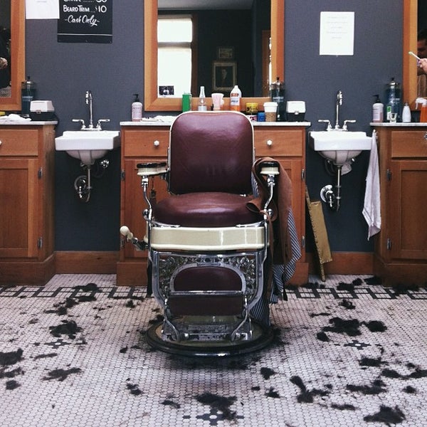 Photo taken at Temescal Alley Barbershop by Connor M. on 4/6/2013