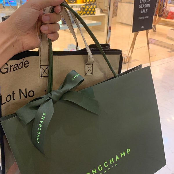 longchamp paper bag