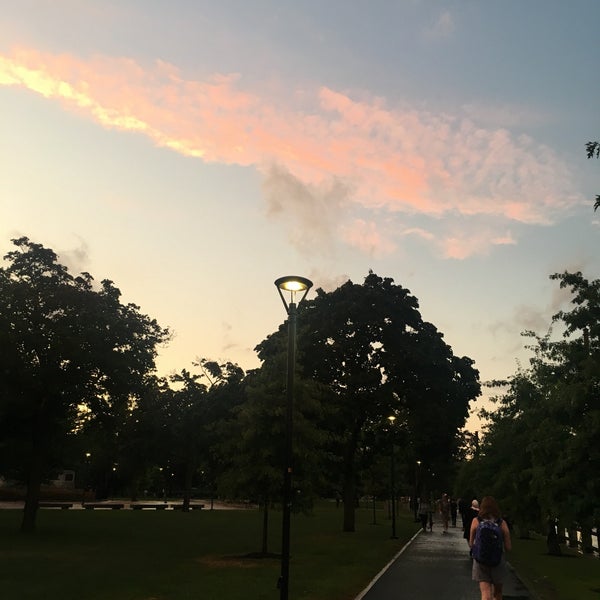 Photo taken at Cambridge Common Park by Salama on 9/4/2019