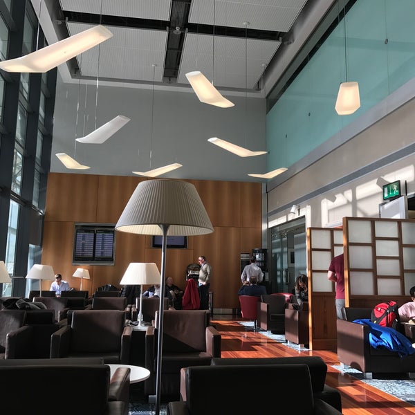 Photo taken at Aer Lingus Lounge by Alex F. on 2/27/2017
