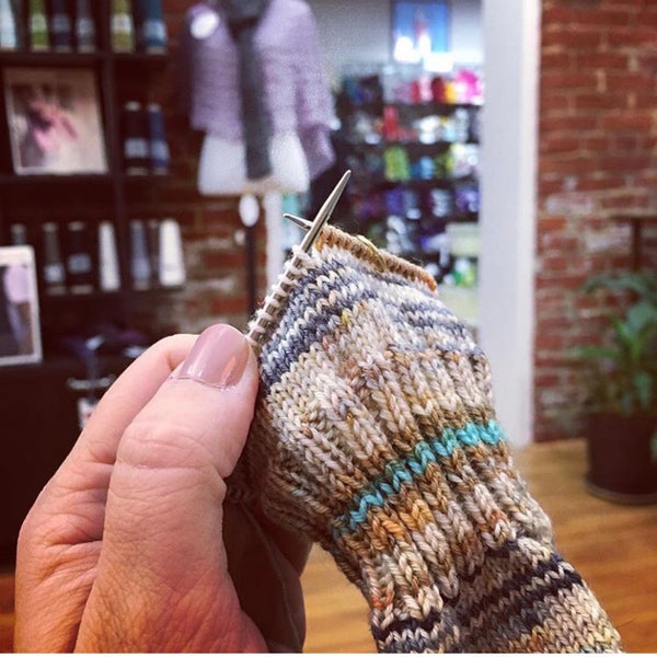Great yarn selection and atmosphere! Incredibly helpful staff. Fun events and a lot of classes. The whole store is bright and friendly and organized.
