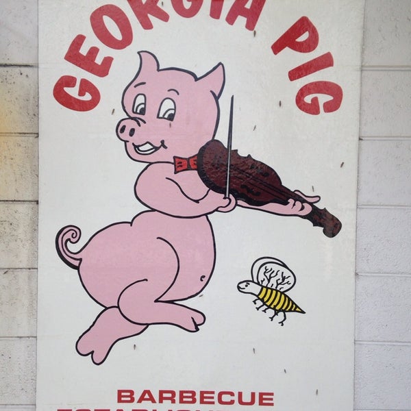 Photo taken at Georgia Pig Barbecue Restaurant by Kevin T. on 5/28/2014