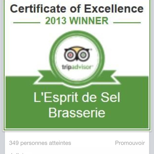 รูปภาพถ่ายที่ L&#39;Esprit de Sel Brasserie โดย Henri S. เมื่อ 5/25/2013